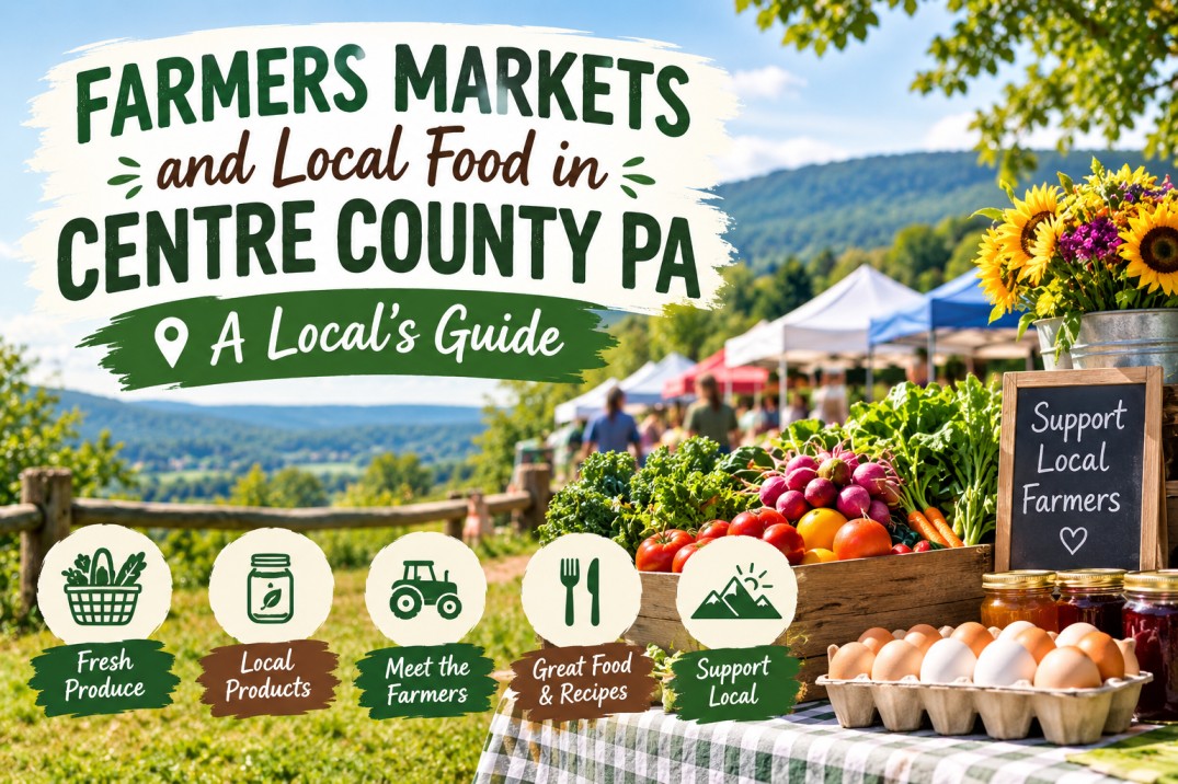 Farmers Markets and Local Food in Centre County PA: A Local's Guide